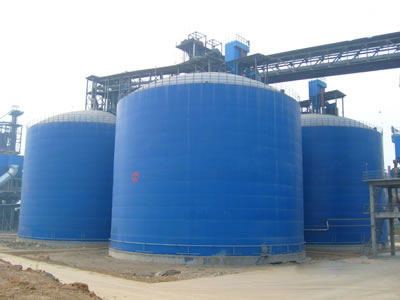 米脂水泥钢板库改造